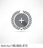 plus icon. Стоковая иллюстрация, агентство Ingram Publishing / Фотобанк Лори
