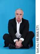 Glum businessman. Стоковое фото, агентство Ingram Publishing / Фотобанк Лори