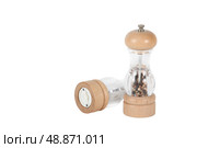 Salt and pepper grinders. Стоковое фото, агентство Ingram Publishing / Фотобанк Лори