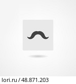 mustache icon. Стоковая иллюстрация, агентство Ingram Publishing / Фотобанк Лори