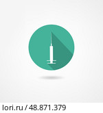 syringe icon. Стоковая иллюстрация, агентство Ingram Publishing / Фотобанк Лори