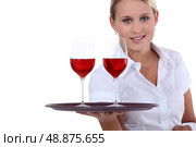 Here is your wine. Стоковое фото, агентство Ingram Publishing / Фотобанк Лори