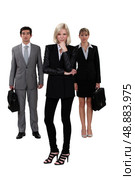 A team of ambitious business professionals. Стоковое фото, агентство Ingram Publishing / Фотобанк Лори