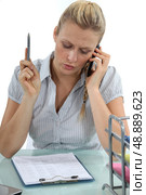 Female human resources worker. Стоковое фото, агентство Ingram Publishing / Фотобанк Лори