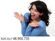 Joyful woman. Стоковое фото, агентство Ingram Publishing / Фотобанк Лори