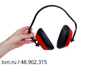 Protective ear muffs. Стоковое фото, агентство Ingram Publishing / Фотобанк Лори