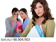 Girl being bullied. Стоковое фото, агентство Ingram Publishing / Фотобанк Лори