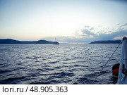 Закат на море. Стоковое фото, фотограф Анна Карлтон / Фотобанк Лори