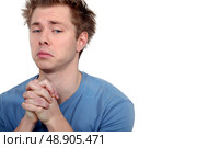 Man begging. Стоковое фото, агентство Ingram Publishing / Фотобанк Лори