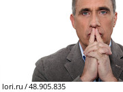 Doubtful man. Стоковое фото, агентство Ingram Publishing / Фотобанк Лори