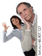Couple having a disagreement. Стоковое фото, агентство Ingram Publishing / Фотобанк Лори