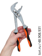 Tongue and groove pliers. Стоковое фото, агентство Ingram Publishing / Фотобанк Лори