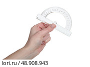 A protractor. Стоковое фото, агентство Ingram Publishing / Фотобанк Лори