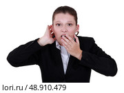 Woman caught in the act. Стоковое фото, агентство Ingram Publishing / Фотобанк Лори