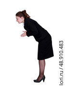 Businesswoman about to dive. Стоковое фото, агентство Ingram Publishing / Фотобанк Лори