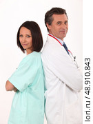 A team of medical professionals. Стоковое фото, агентство Ingram Publishing / Фотобанк Лори