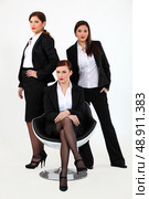 A team of businesswomen. Стоковое фото, агентство Ingram Publishing / Фотобанк Лори