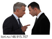 Men arguing. Стоковое фото, агентство Ingram Publishing / Фотобанк Лори