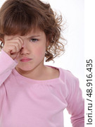 A crying child. Стоковое фото, агентство Ingram Publishing / Фотобанк Лори