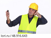 Construction worker. Стоковое фото, агентство Ingram Publishing / Фотобанк Лори