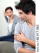 A couple having a fight. Стоковое фото, агентство Ingram Publishing / Фотобанк Лори