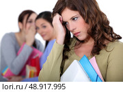 Girl being bullied. Стоковое фото, агентство Ingram Publishing / Фотобанк Лори