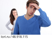 Couple having an argument. Стоковое фото, агентство Ingram Publishing / Фотобанк Лори