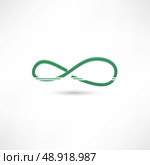 Green infinite simbol. Стоковая иллюстрация, агентство Ingram Publishing / Фотобанк Лори