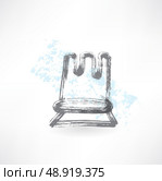 chess grunge icon. Стоковая иллюстрация, агентство Ingram Publishing / Фотобанк Лори