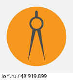 compasses icon. Стоковая иллюстрация, агентство Ingram Publishing / Фотобанк Лори