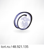 one plum grunge icon. Стоковая иллюстрация, агентство Ingram Publishing / Фотобанк Лори