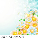 Spring flowers background. Стоковая иллюстрация, агентство Ingram Publishing / Фотобанк Лори