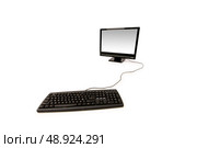 Personal computer isolated on the white background. Стоковое фото, агентство Ingram Publishing / Фотобанк Лори