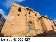 Javea Xabia Sant Bertomeu church in Alicante Spain. Стоковое фото, агентство Ingram Publishing / Фотобанк Лори