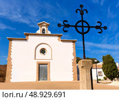 Javea Ermita del Calvari Calvario at Xabia Alicante in Spain. Стоковое фото, агентство Ingram Publishing / Фотобанк Лори