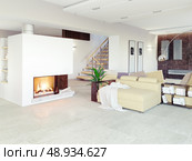 modern living room interior (CG concept) Стоковое фото, агентство Ingram Publishing / Фотобанк Лори