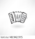 harmonica grunge icon. Стоковая иллюстрация, агентство Ingram Publishing / Фотобанк Лори
