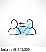 dialogue grunge icon. Стоковая иллюстрация, агентство Ingram Publishing / Фотобанк Лори