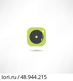 Turntable icon. Стоковая иллюстрация, агентство Ingram Publishing / Фотобанк Лори