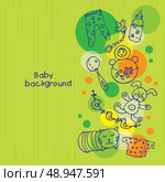 Baby background . Стоковая иллюстрация, агентство Ingram Publishing / Фотобанк Лори