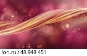 Abstract red background with golden bokeh lights and shimmering particles creating a festive atmosphere, ideal for holiday celebrations, invitations, or seasonal promotions. Стоковое AI-видео, аниматор Ирина Ручушкина / Фотобанк Лори