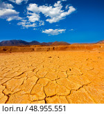 Mazarron Murcia old mine acid dry lake texture in Spain. Стоковое фото, агентство Ingram Publishing / Фотобанк Лори