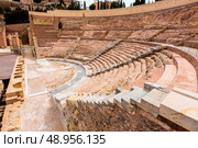 Cartagena Roman Amphitheater in Murcia at Spain. Стоковое фото, агентство Ingram Publishing / Фотобанк Лори