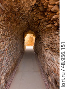 Cartagena Roman Amphitheater corridor in Murcia Spain. Стоковое фото, агентство Ingram Publishing / Фотобанк Лори
