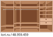 Wardrobe room. Furniture. Стоковая иллюстрация, агентство Ingram Publishing / Фотобанк Лори