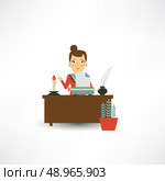 typewriter prints the document. Редакционная иллюстрация, агентство Ingram Publishing / Фотобанк Лори