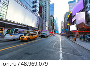 Times Square Manhattan New York all the ads deleted US. Стоковое фото, агентство Ingram Publishing / Фотобанк Лори