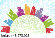 Vector illustration of a summer theme. Стоковая иллюстрация, агентство Ingram Publishing / Фотобанк Лори
