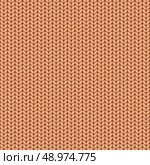 Seamless knitted pattern.  Seamless pattern can be used for wallpaper, pattern fills, web page background. Vector illustration. Стоковая иллюстрация, агентство Ingram Publishing / Фотобанк Лори