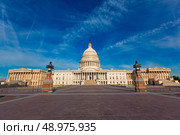 Capitol building Washington DC eastern facade USA US congress. Стоковое фото, агентство Ingram Publishing / Фотобанк Лори
